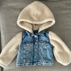 Baby Gap Sherpa/Denim Jacket